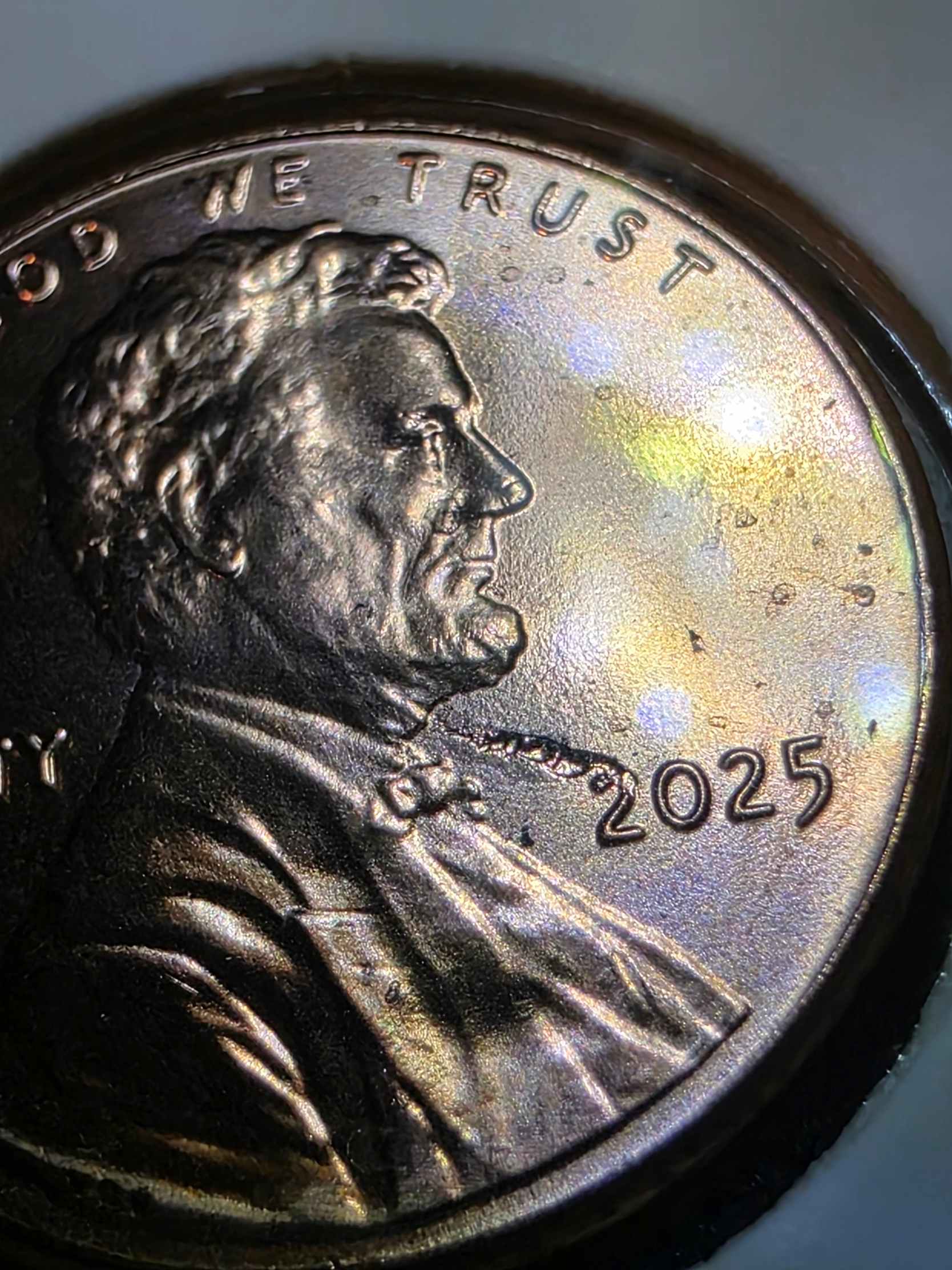 2025-P-Penny-From-New-Roll-With-What-I-Think-Are-Cud-Errors.-I-Have-More-Than-1-Of-These.
